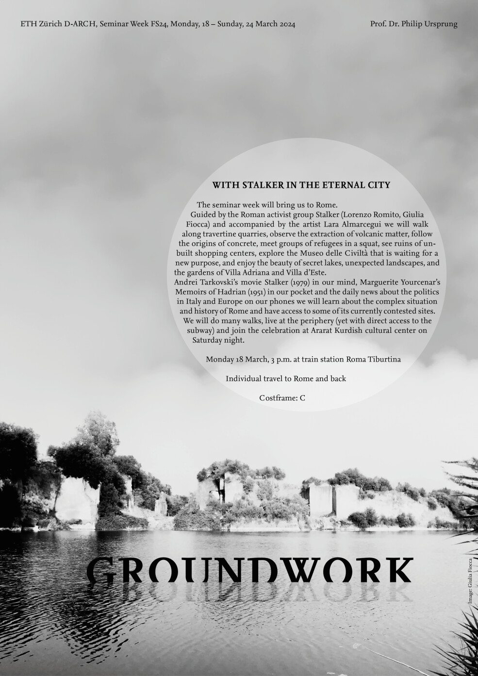 Link zur Website der Seminarwoche "Groundwork"