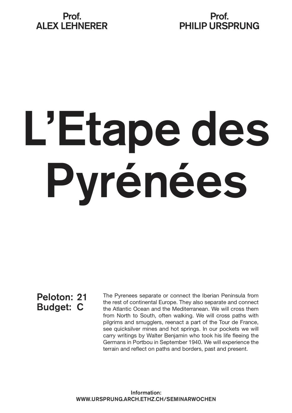 L’Etape des Pyrénées Poster