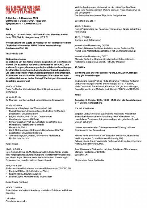 Vergrösserte Ansicht: Programme Page 3