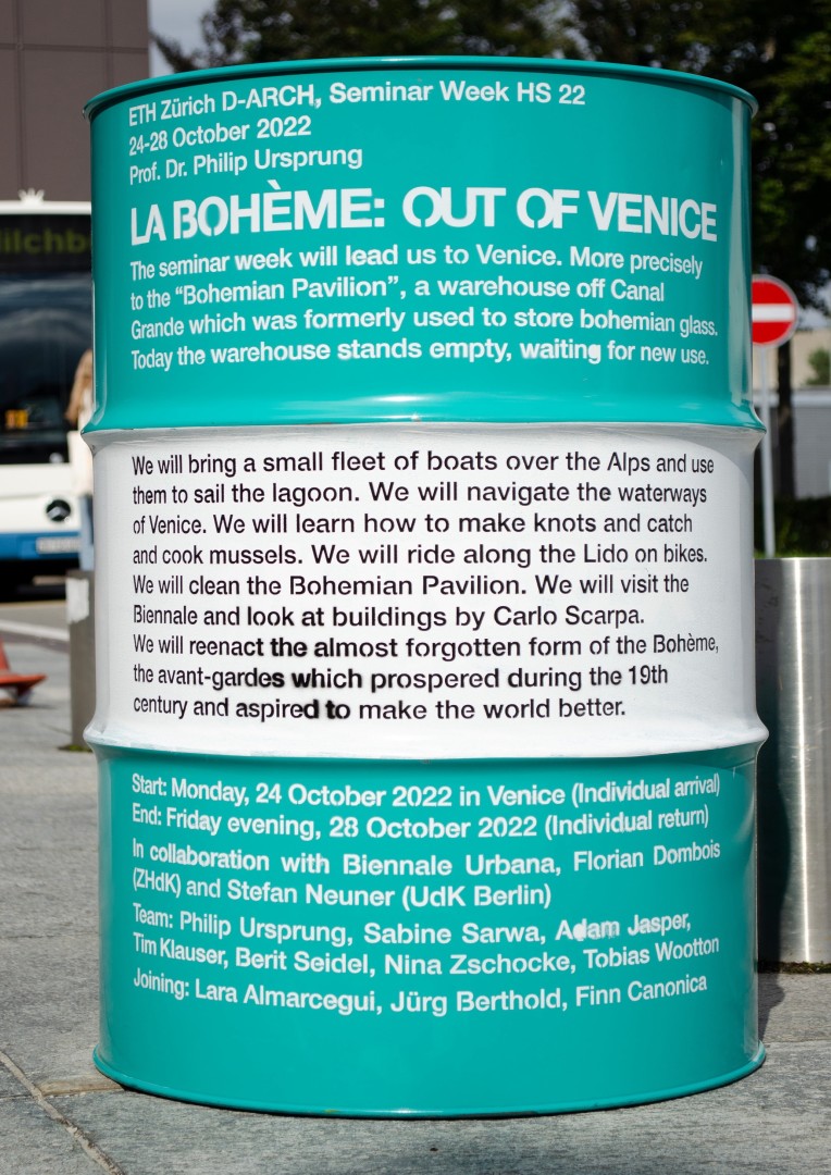 Seminar Week Out of Venice Poster