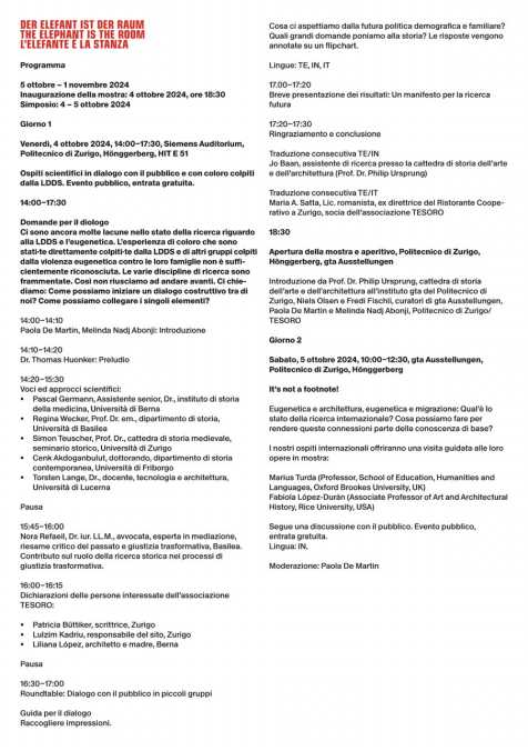 Enlarged view: Programme Page 2